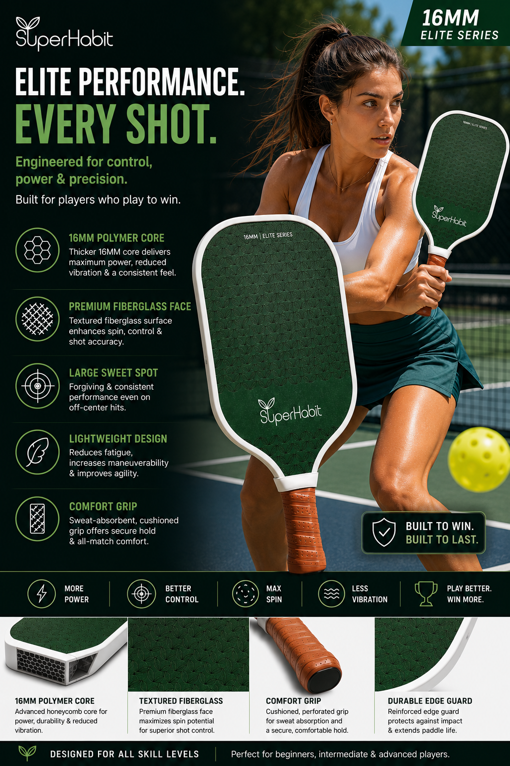 Pickleball Paddle - Elite Series