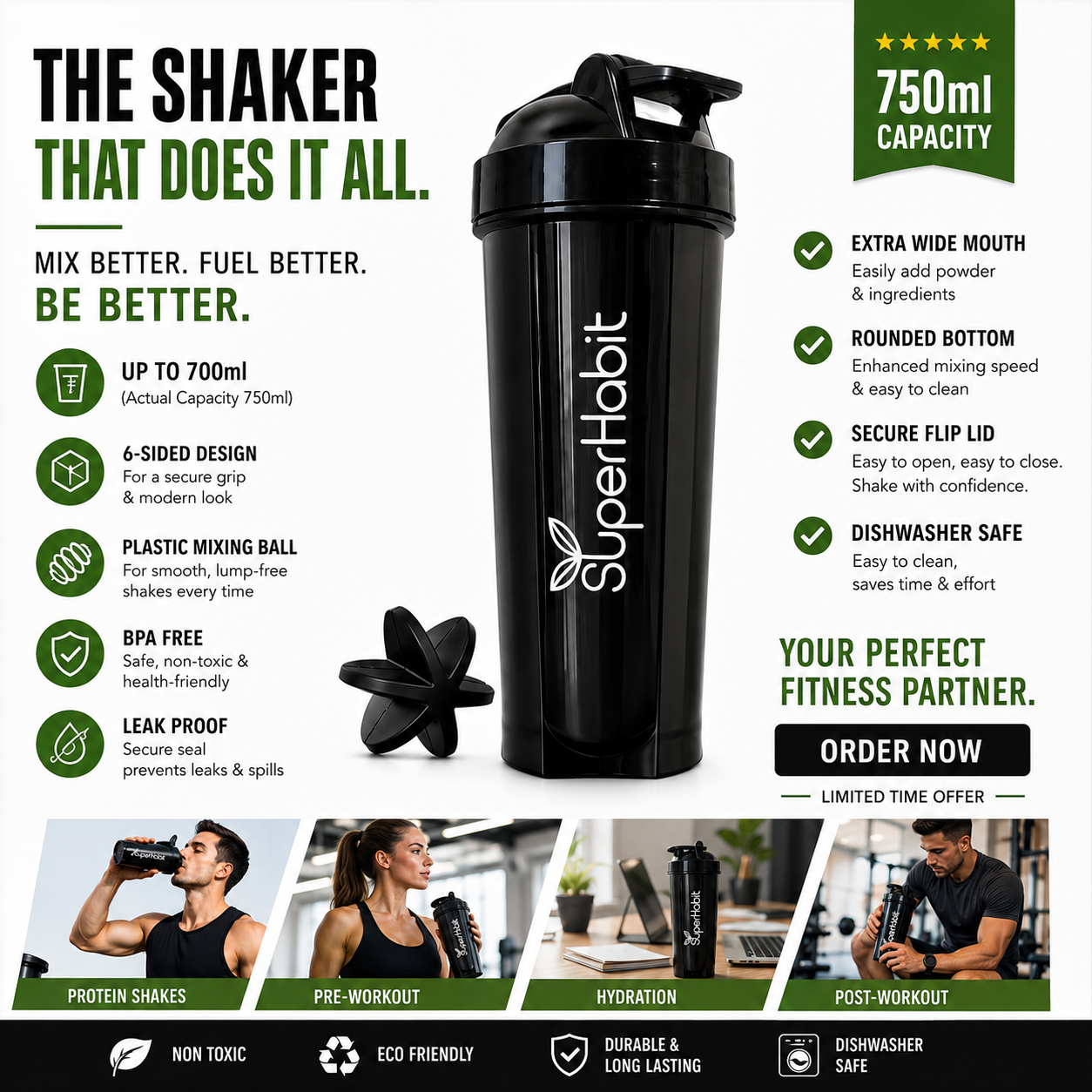 Shaker Bottle